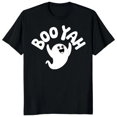 Boo Yah Halloween Gift Funny Spooky Season Creepy Ghost Costume Unisex Unisex T-Shirt
