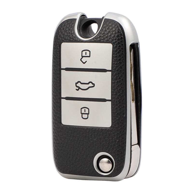 TPU Leather Car Key Case Cover Bag Holder Shell Fob for Roewe RX5 MG3 MG5 MG6 MG7 MG ZS GT GS 350 360 750 W5 Protector