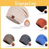 Knitted Winter Hat For Women With Thickening Lining Windproof Warmth For Outdoor Activities