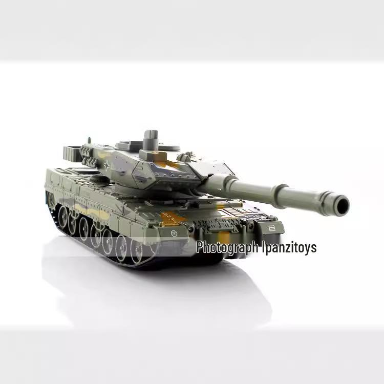 KDW Model German Leopard 2A6 Military Tank Alloy Armored Vehicle