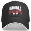Kamala Harris 2024 President Election Casual Baseball Cap Summer Trucker Hat Sun-Proof Hats Couple Fitted Retro Baseball Caps