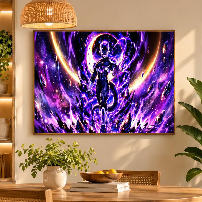 5D Diamond Painting Frieza DIY Full Drill Diamond Art Kit Home Decoration