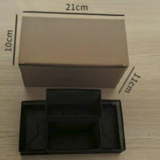 Creative Multi-Compartment Metal Pen Holder and Stationery Organizer