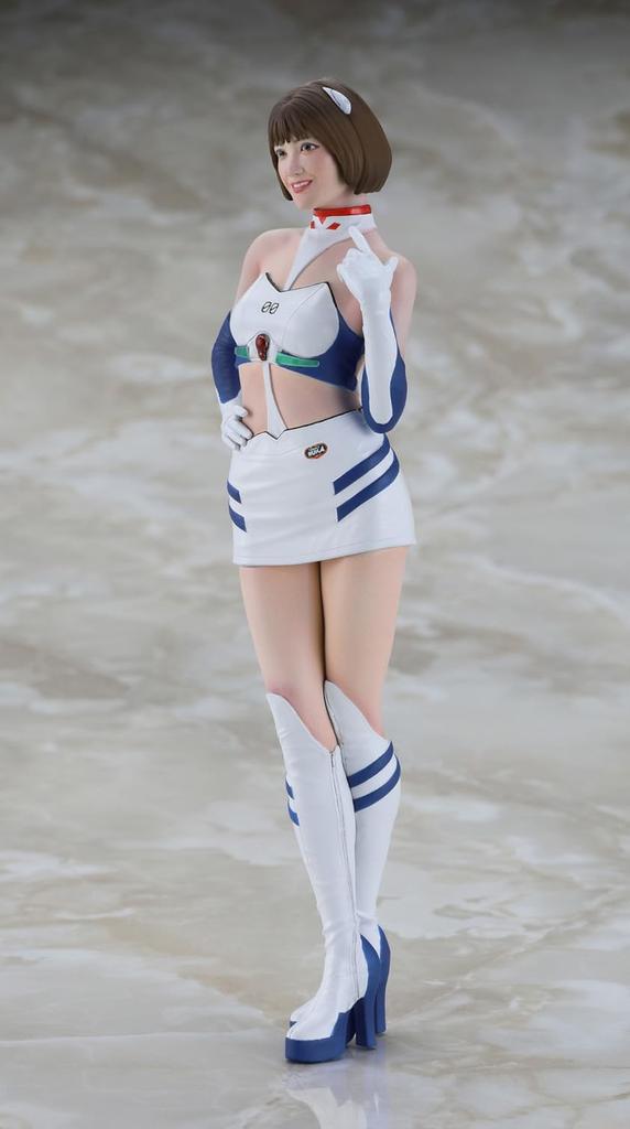 Hasegawa Real Figure Collection Evangelion Racing Circuit Mate Akagi approximately 14cm unpainted resin kit SP651 1/12 Arisa/Ayanami Rei, tall,