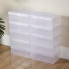 1/5Pcs Plastic Shoe Box Transparent Clear Storage Boxes Foldable Shoes Case Holder Shoes Organizer Cases Boxes