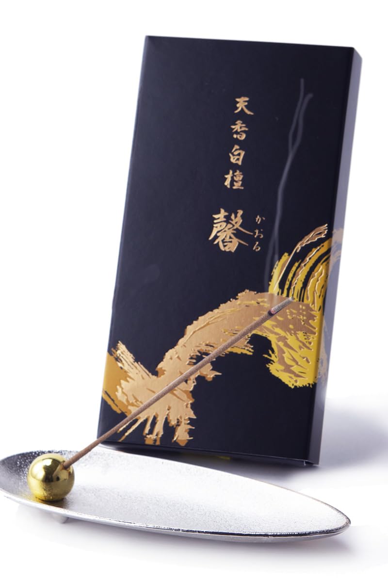 

Tenko Sandalwood Incense Sticks [Scented] [Limited-Time Offer, Includes Incense Stand] 100 Sticks, 25g [Made with 100% Natural Fragrances] 10cm Long,