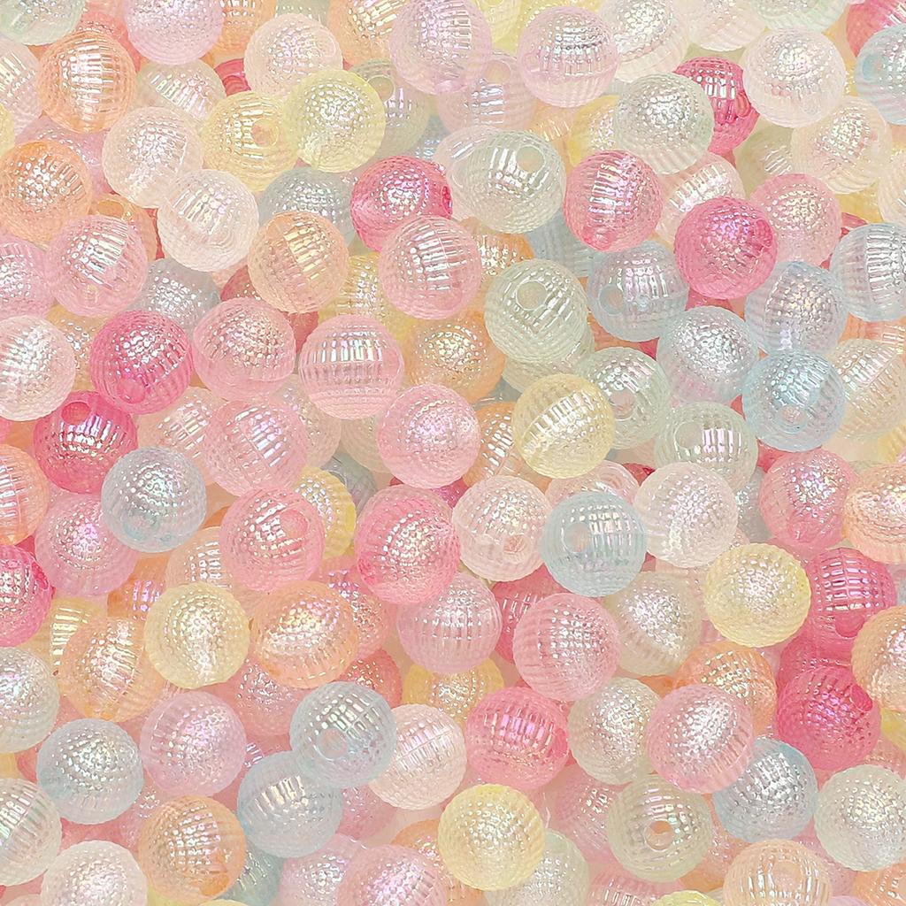 Acrylic Beads Bayberry Charms AB Ball Beads For DIY Jewelry 30-50Pcs