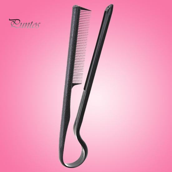 Hair Comb V Shape Clip-Type Multi-purpose Comfortable Grip Anti-slip Straighten Tool Reusable Salon Hold Tongs Styling Tools for Barber Shop