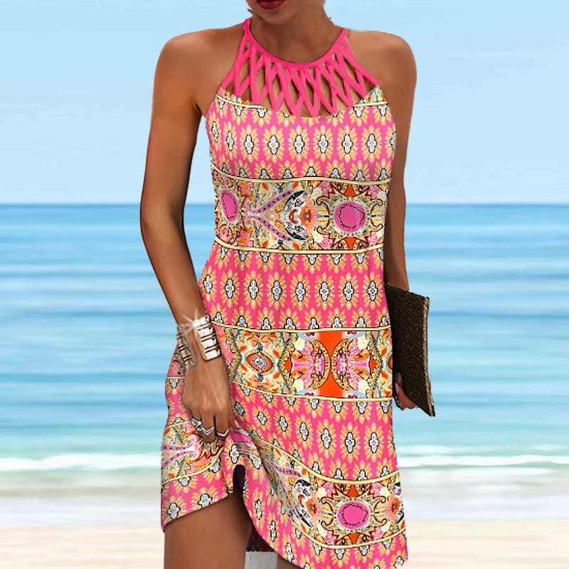 

Летнее модное сексуальное платье без рукавов, мягкое повседневное платье с 3D принтом, платье на бретельках без рукавов, летнее платье на подтяжках 8XL