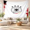 Deutschland Nationalmannschaft Wandteppich, Weicher Stoff Wandbehang, Dekorative Kulisse Für Schlafzimmer Heimwandkunst