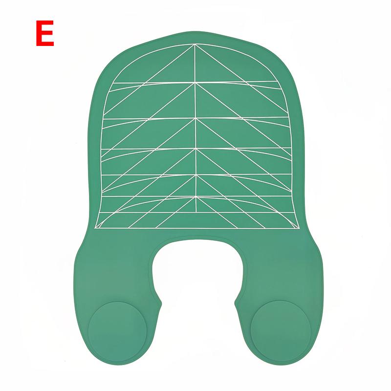 Silicone Hair Cutting Collar for Barbershops – Waterproof Dyeing Shawl and Neck Guard, Salon Styling Tool for Hairdressing