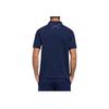 Adidas Moisture-Wicking Polo Shirt With Buttoned Collar And Letter Print Men Polo Shirts Dark-Blue FJ4319