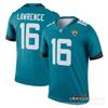 Mens NFL Jacksonville Jaguars Travis Etienne Jr 1 Green White Jersey Short Sleeve V-Neck Cotton Blend Athletic Shirt Rugby