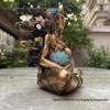 Butterfly Cross Mother Earth Gaia Resin Statue Home Decor