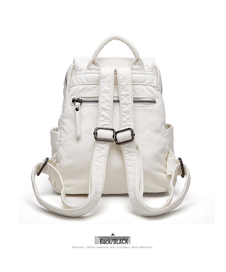 Women's 2025 Fashion Soft Leather Backpack - Versatile, Spacious, Casual & Stylish