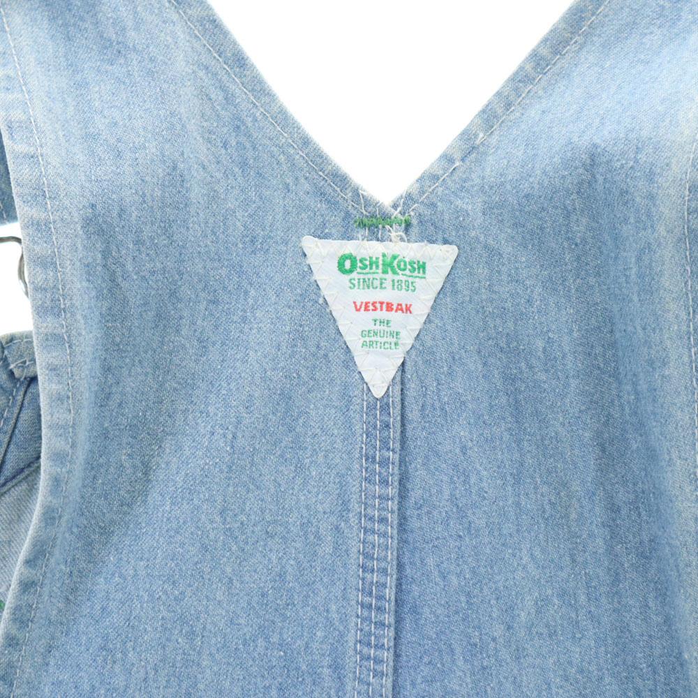 OSHKOSH 80s USA made vintage 42 Talon remake denim Overall W32 Men's Used