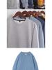 Men's Velvet Thickened Lambswool Hoodie - Loose Fit, Long Sleeve, Solid Color Base Layer for Autumn and Winter.