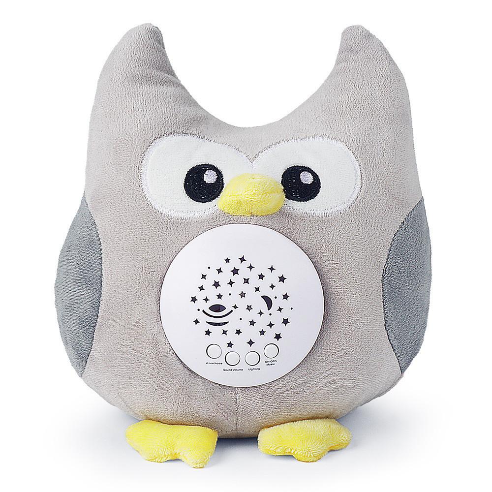 Interactive Cross-border Children's Animal Starry Sky Projector With Lights And Music Unicorn And Elephant Plush Toy