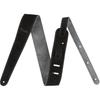 Fender Strap 2” Suede Strap, Black/Gray, Reversible