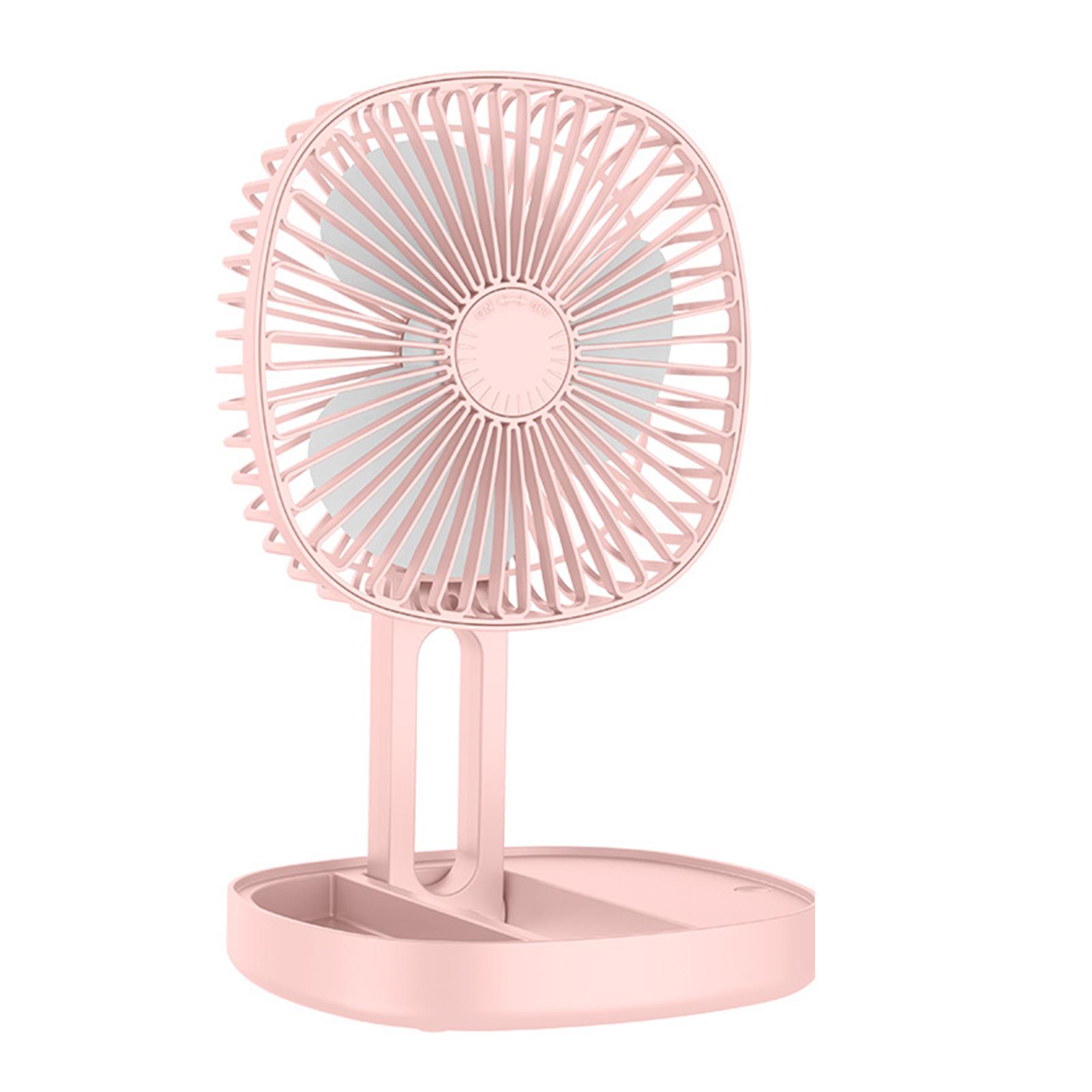 Fan Portable Wall Mount Desk Fan Folding Electric Fan USB Rechargeable   Circulator Fan Small Desktop Fan
