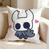 Hollow Knight TThe Knight  Square DoubleSided Printed Pillow Case Bedroom Bedside Pillow Sofa Cushion Cover