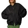 VADAS Bomber Jacket Reversible Bandana Print Black