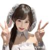 New cute lop ear rabbit ear headband amusement park cartoon photo plush headband female cosplay hair accessories
