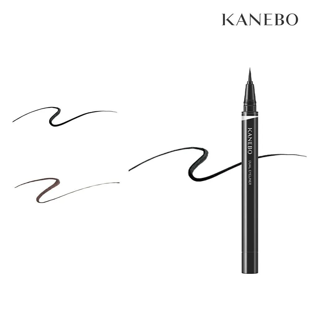 Двойная жидкая подводка для глаз Kanebo 1.01 Natural Black