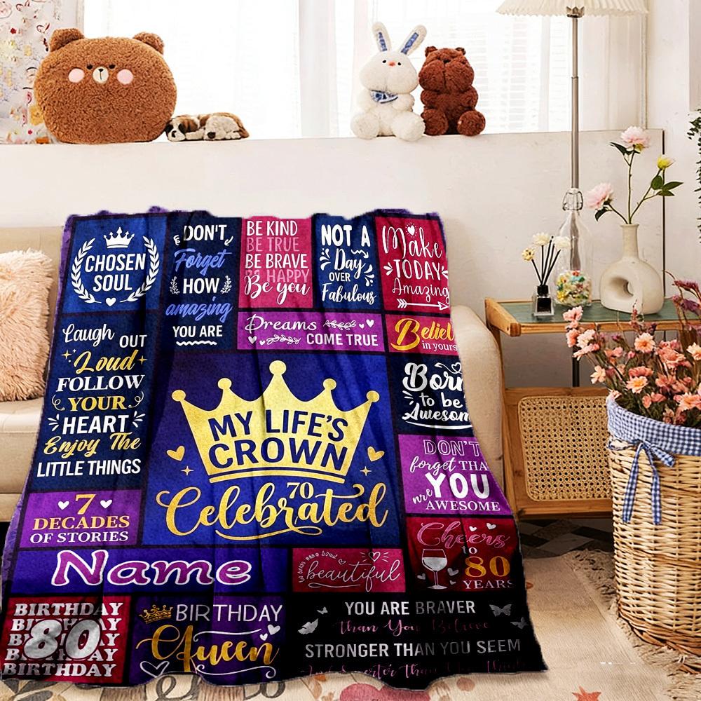 Soccer Player Home Blanket Customize Your Names Comfortable Soft Lightweight Allseason Multipurpose Blanket For Picnic Sofa Office Bed Living Room