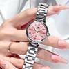 OLEVS Quartz Stainless Pink Women's Watch, Cute, Lightweight, Steel, Waterproof, Luminous, Gift,