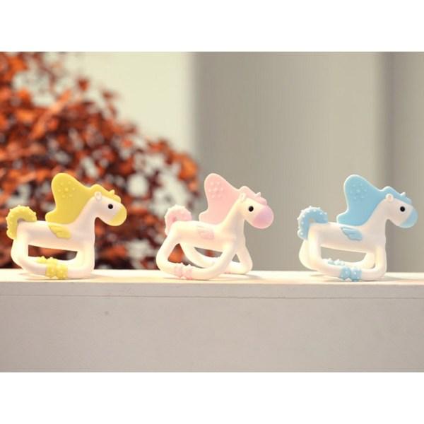 Agaphra unicorn teether, yellow, 1 piece, Korean baby products