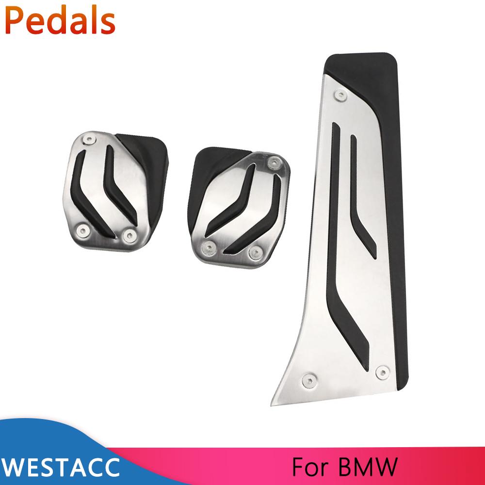 Auto Pedale Gas Bremse Kupplung Rest Pedal Abdeckung für BMW 5 6 7 Serie E65 E67 E68 F01 F02 F10 f11 F07 F12 F13 LHD