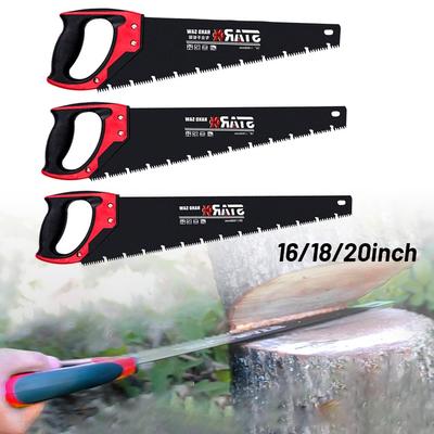 Black + Red Woodworking Hand Saw 1* 16-inch/18-inch/20-inch