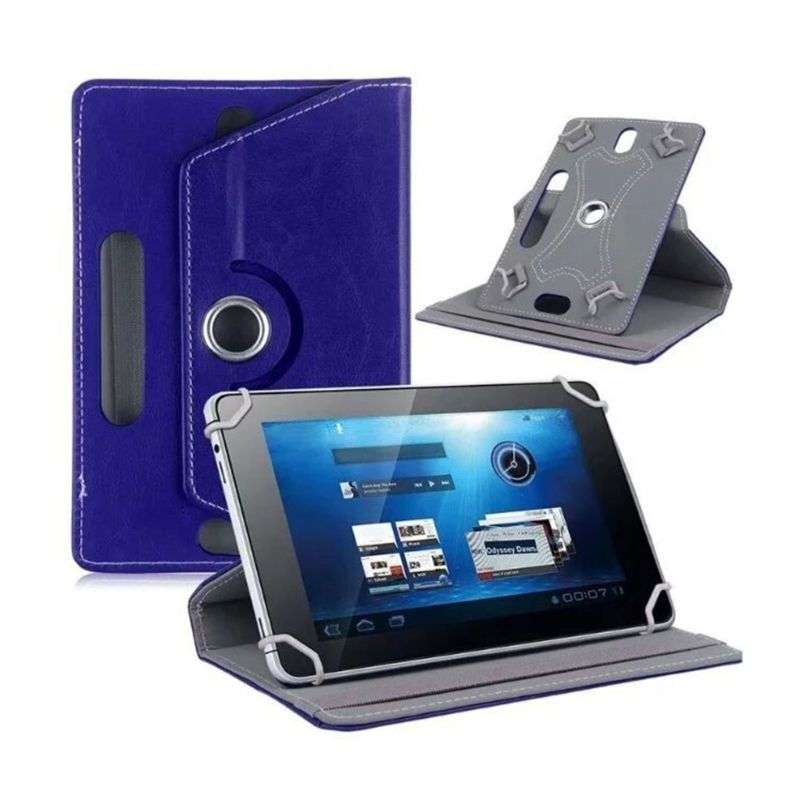 7 Inch Tablet Case Cover Universal Crystal Texture with Strong Magnetic Buckle Horizontally Place Tablet Sleeve With Crystal Design Kickstand