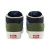 Vans Half Cab Versatile Comfortable Simple Mid-Top Skate Shoes Unisex Skate Shoes Green VN0007NN448
