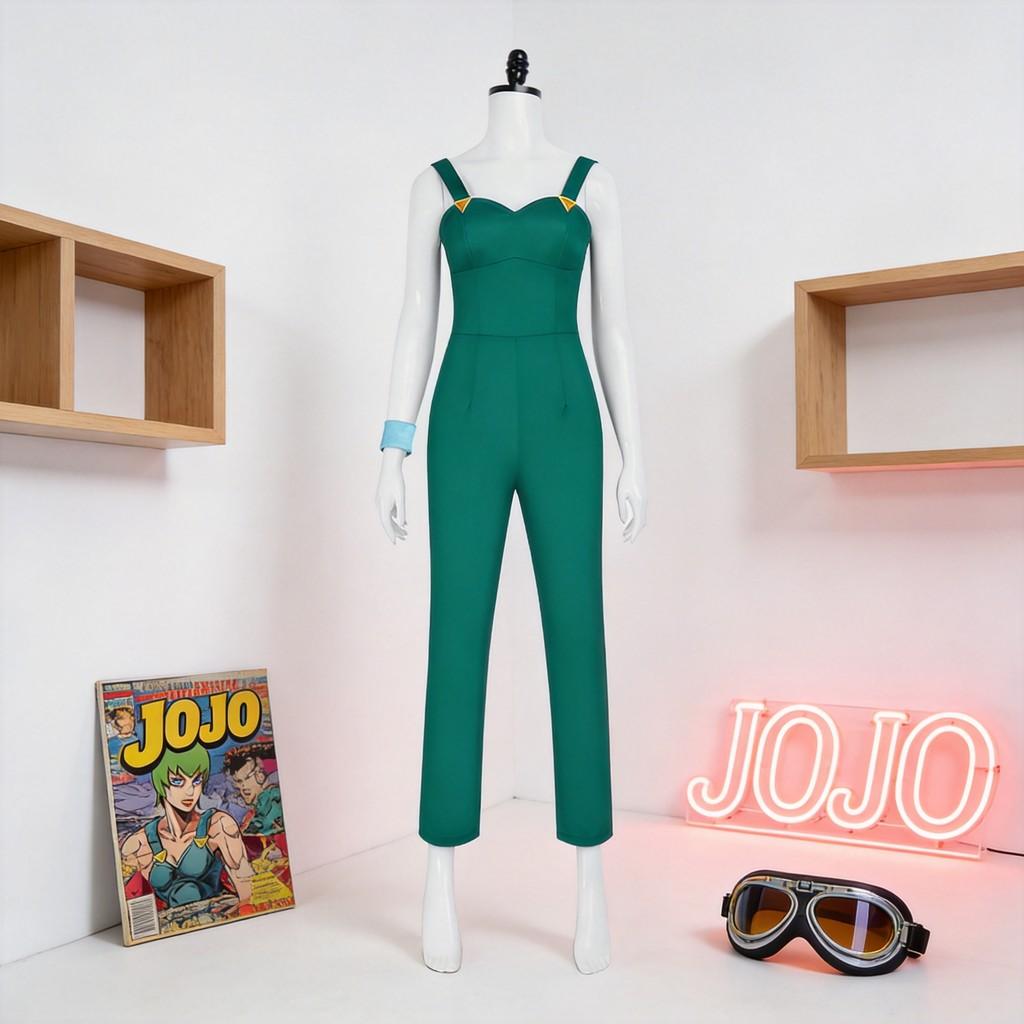 Costume de Cosplay Foo Fighters Jojo Stone Ocean en Polyester Spandex pour Jeu de Rôle Anime
