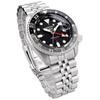 Seiko 5 SPORTS SKX Sports Style GMT Model Automatic Mechanical Wristwatch, Men's, Made In Japan, SSK001, Black, Overseas Model