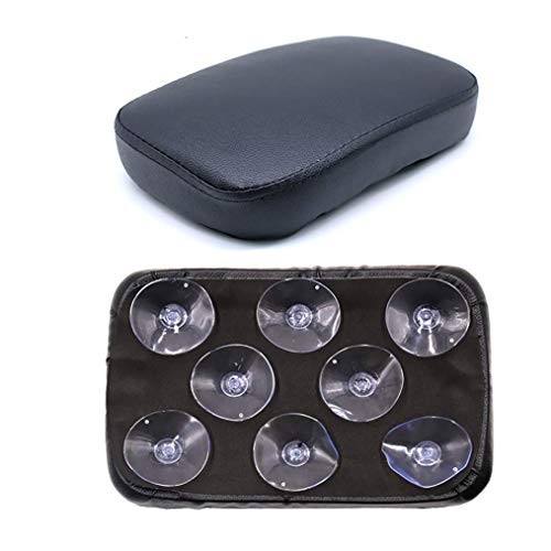 

Karun Universal Pelion Seat Tandem Seat 8 Suction Cup Type B Type Black Leather American Motorcycle Rear Seat Pad чёрный