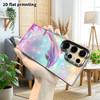 Phone Case: 2D Flat Samsung Galaxy A34 A35 M05 M06 S20 S22 S21 FE Plus 5G Protective Case, Couples Style, Glitter Dolphin, Christmas and Halloween Gif