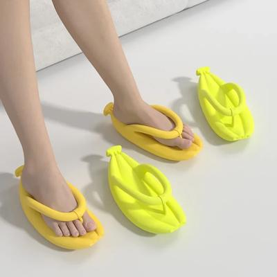 Women House Slipper Banana Fruit Cute Cloud Sandals Summer Flip Flops Beach Slides Men Male Home Casual Shoes EVA Female Thick