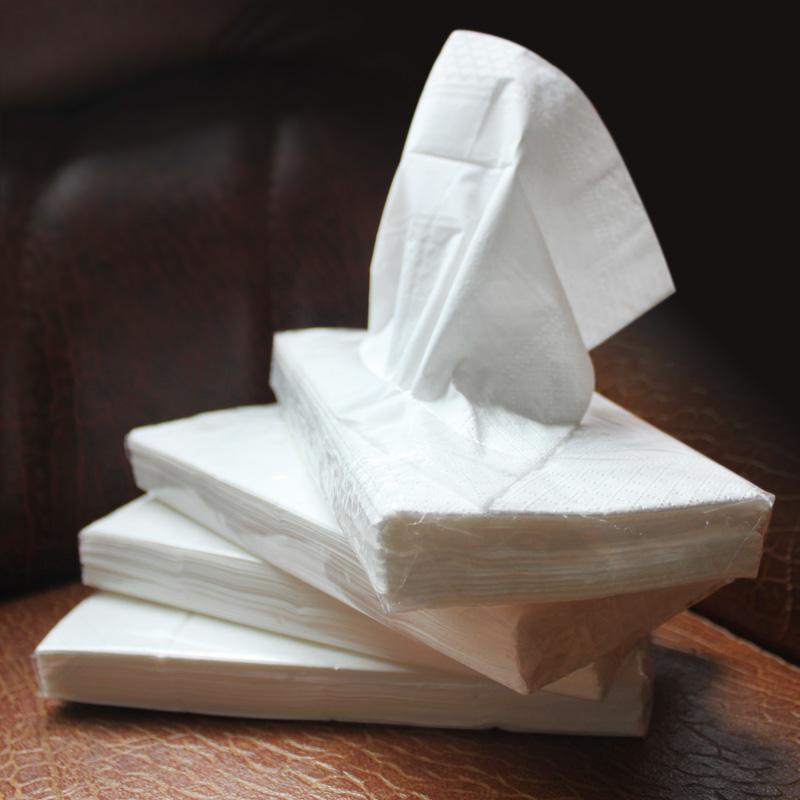 4 Pack Car Tissue With 30 Pieces Tissue In Side Per Pack For Car Tissue Box Paper Refill For Vehicle Home Bathroom Usage