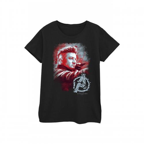 Marvel Womens/Ladies Avengers Endgame Hawkeye Brushed Cotton T-Shirt
