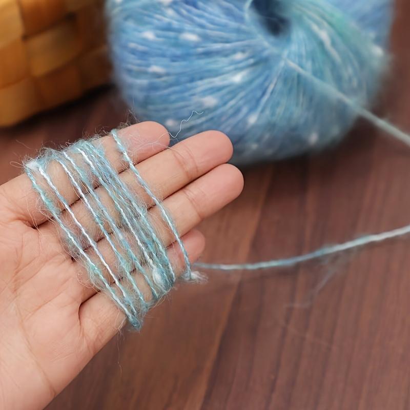 30g/ball Cashmere Wool Handmade Mohair Yarn Scarf Thick Thread Crafts South African Pony Mohair DIY Pearl Sweaters