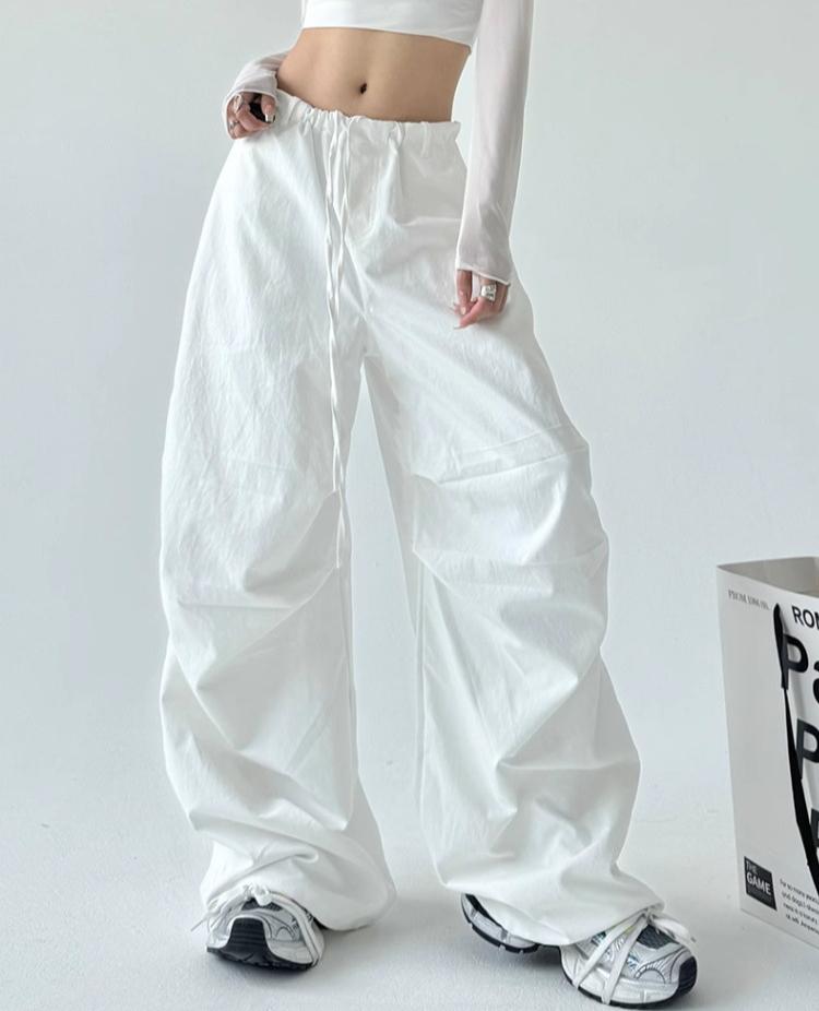 Vintage Baggy Cargobroek Y2k 2000s Dames Oversized Harajuku Streetwear Koreaanse Mode Hip Hop Geplooide Broek Herfst
