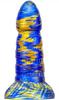 Gode Torff 16 X 5.8cm Blue-Gold - MetallicAnal - Unusual Godes