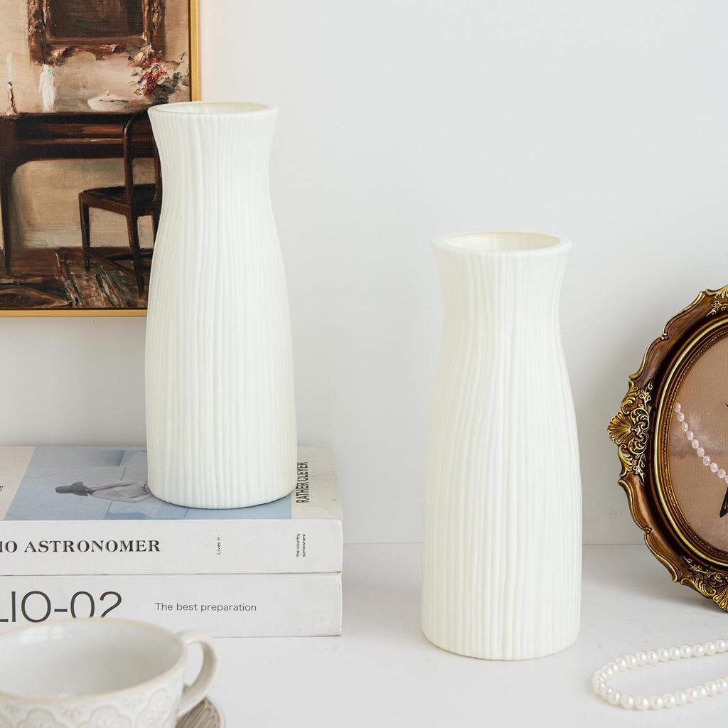 Elegancki Minimalistyczny Wazon Plastikowy w Stylu Ins do Kreatywnego Wystroju Domu