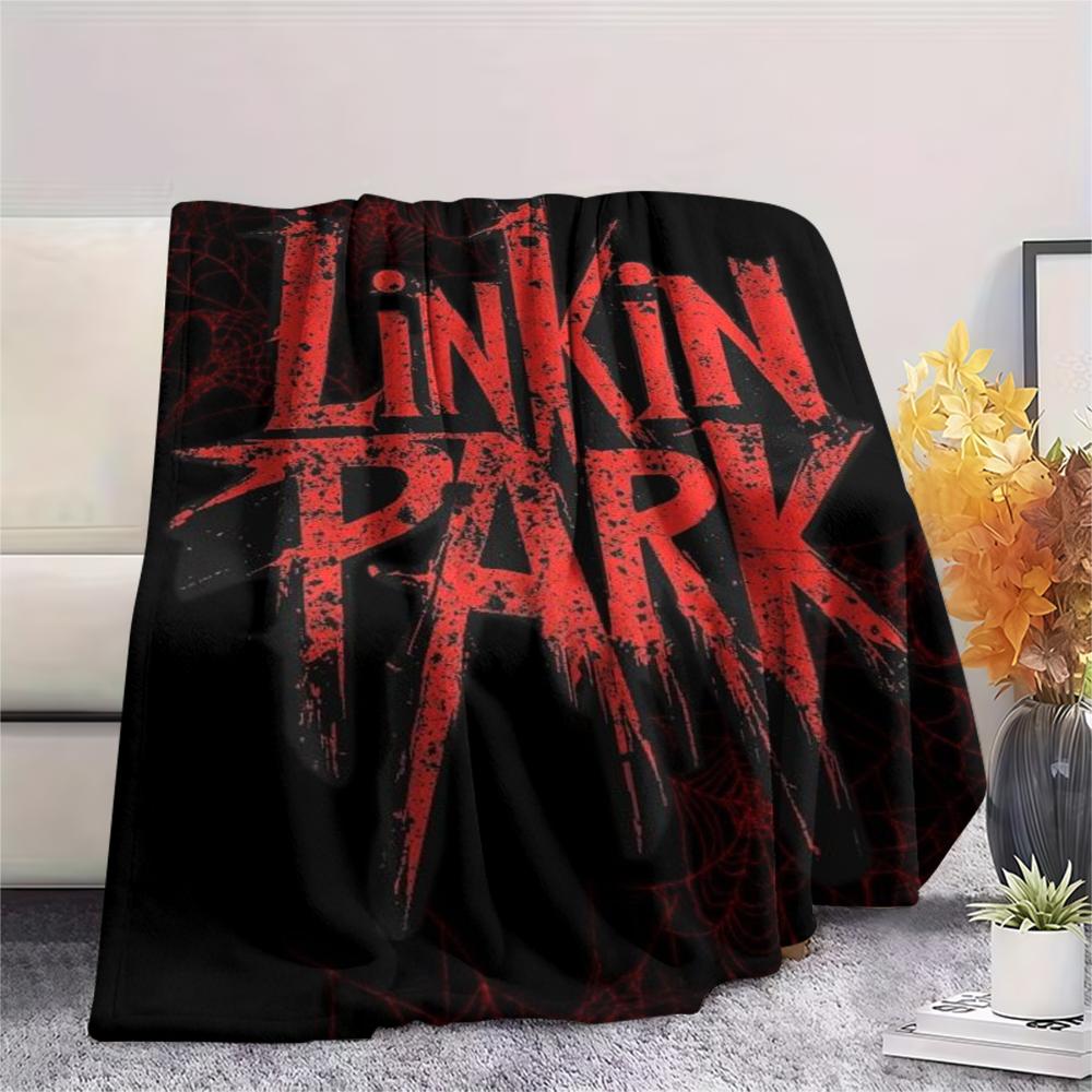 1PC Limp Bizkit Print Flannel Blanket, High Quality Comfortable for All Seasons, Home Decor, Warmth and Comfort, Perfect for Christmas Gifts