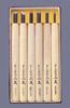Yoshiharu Cutlery Premium Quality Tsukehaga Yoshiharu Mitomo Zestaw do rzeźbienia w pudełku papierowym (Zamówienie Specjalne) Noże, 6, Y-6