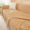 Rabbit Plush Sofa Cushion, Winter Light Luxury Plush Sofa Cover, Full Cover Scarf Cover, Universal Cushion, Non-slip Cover Towel