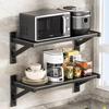 Wall-Mounted Microwave Oven Storage Rack